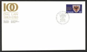 Canada Sc# 1003 FDC single 1983 10.28 Dalhousie Law School