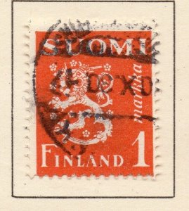 Finland 1930 Early Issue Fine Used 1m. NW-266084