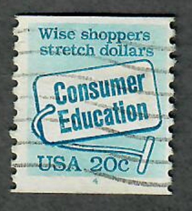 US #2005 Consumer Education Used PNC Single plate #4