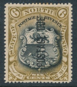 North Borneo 1897-99 SG D18 P 15  Sc J15 6 Cent Postage Due