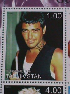 ​TADJIKISTAN  STAMP:2000 GEORGE CLOONEY MNH STAMP SHEET.