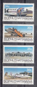 Bophuthatswana Scott #184-187 MNH