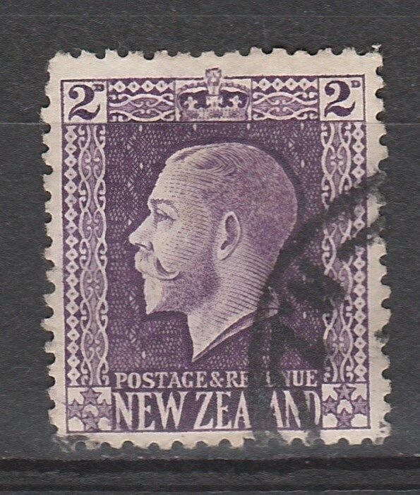 NEW ZEALAND 1915 KGV 2D ENGRAVED PERF 14 X 14.5