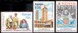 Kenya 1983 SC# 274-6 MNH-OG E28