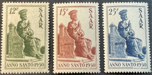 SAAR # 222-224-MINT/HINGED----COMPLETE SET---1950