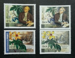 *FREE SHIP Sweden Australia Joint Issue 2001 (stamp pair) MNH