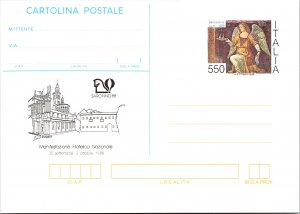 Italy, Art, Government Postal Card