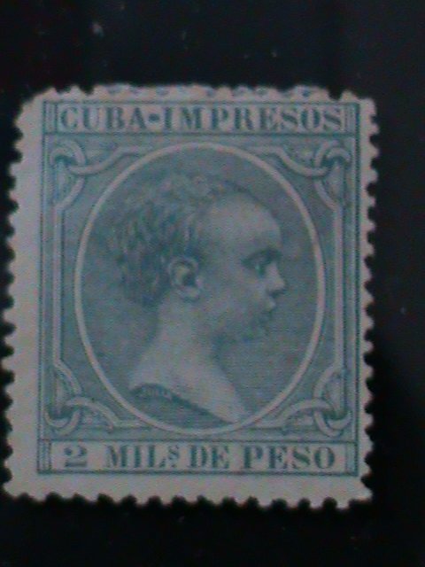 ​CUBA-IMPREAL1890-KING ALFONSO XIII MH-VF-134 YEARS OLD-SCOTT NOT LISTED
