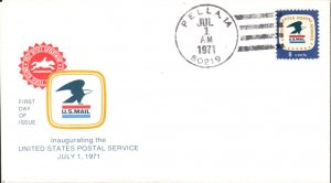 #1396 IA, Pella 7-1-71 USPS FDC