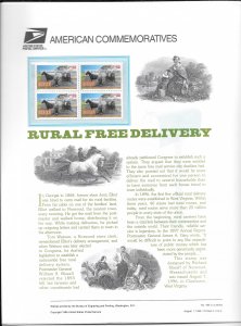 Just Fun Cover #3090 Commemorative Panel Rural Free Del. (11077) (Stock Photo)
