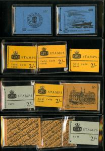 Great Britain Stamps Mint 35 Unexploded Booklets