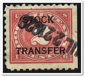 RD25 2¢ Stock Transfer Stamp (1928) Used