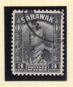 Sarawak 1934 Brooke  Early Issue Fine Used 3c. 242368