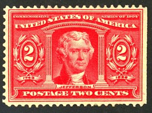 U.S. #324 MINT OG HR