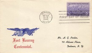 970 3c FORT KEARNY - Rare Unlisted Howard G. Porter cachet