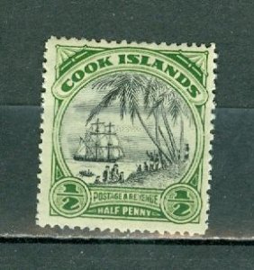COOK ISL 1933 SHIPS #91  ... WM 61... PERF. 14... MNH