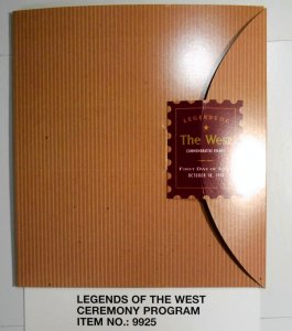 1994 Legends of the West Sc 2869 Ceremony Program, with Tucson AZ cancels