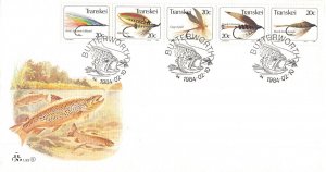 G010 South Africa Transkei 1984 Fish Fishing Bait FDC