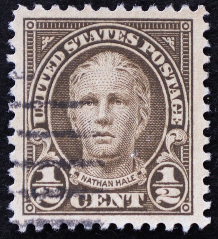 U.S. Used Stamp Scott #551 1/2 Hale, Superb Jumbo. A Gem!