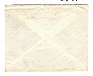 BURMA Cover *Katha* Air Mail 1r Rate 1947 GB Over Cambs {samwells-covers}MA790