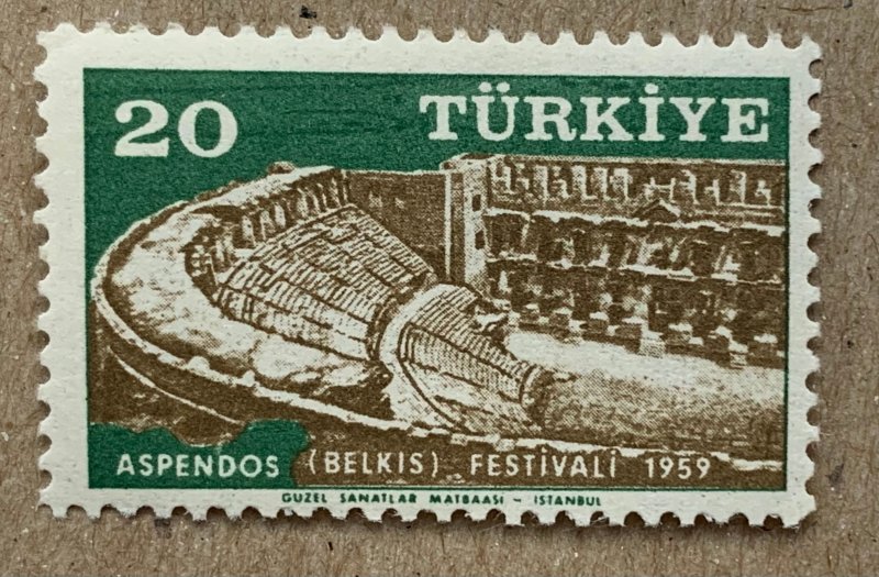 Turkey 1959 Aspendos Festival, MNH.  Scott 1439, CV $0.40