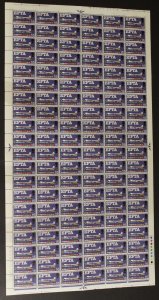 SG Spec WP112hij 1967 1/6 EFTA Complete Phosphor Sheet with All 3 Var U/M