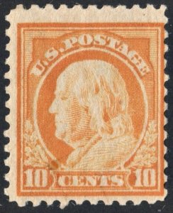 SC#510 10¢ Franklin Single (1917) MLH