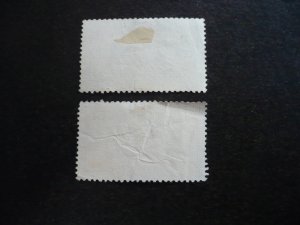 Stamps - Great Britain - Scott# 222-223 - Used Part Set of 2 Stamps