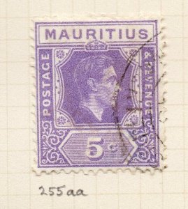 Mauritius 1938 GVI Early Issue Fine Used 5c. NW-90950