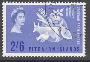 PITCAIRN 1963 Freedom From Hunger - fine used...............................E456