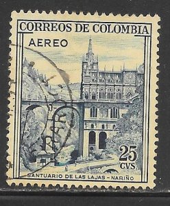 Columbia C307: 25c Las Lajas Shrine, used, F-VF