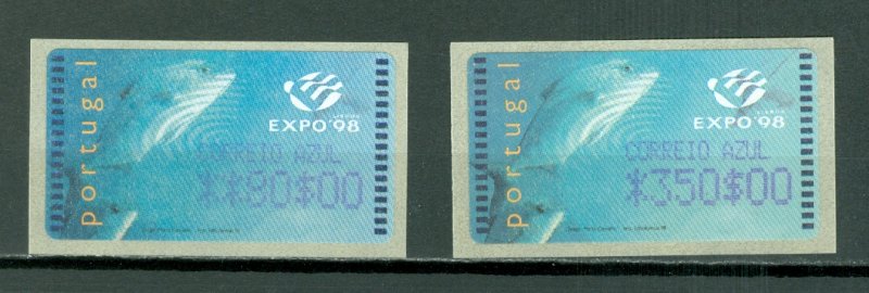 PORTUGAL EXPO 98 ATM...AZUL...SET...MNH...$25.00