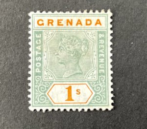 Grenada: 1895, Queen Victoria definitive definitive 1/- Mint