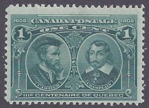 Canada Scott #97 Mint lightly hinged F-VF