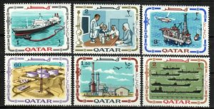 Qatar Stamp 178-183  - Oil Industry in Qatar