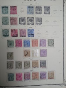 collection on pages Gibraltar 1886-98 QJ: CV $370