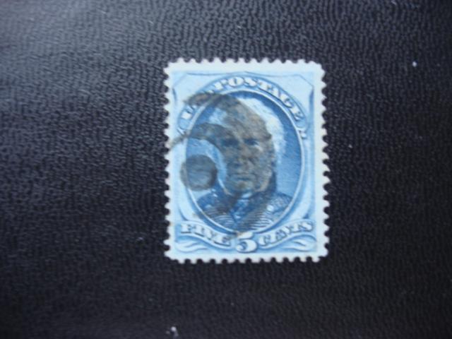 1875  SCOTT # 179  5 c USED  F/VF  SCV $ 25.00