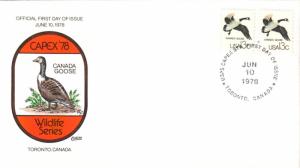 #1757c Capex Wildlife - Canada Goose Collins FDC