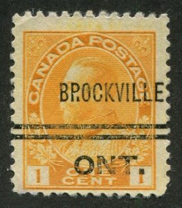 Canada Precancel BROCKVILLE 3-105d