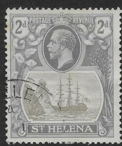 ST.HELENA SG100 1923 2d GREY & SLATE USED
