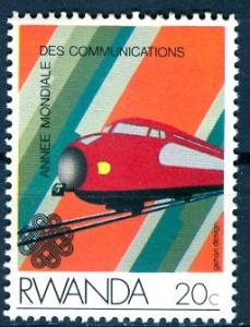 Rwanda: 1984; Sc. # 1175, **/MNH Single Stamp