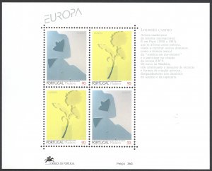 Portugal Madeira Sc# 167 MNH Souvenir Sheet 1993 Europa