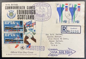 GB #480,582,593 Used on Cover (Registered Mail) [CVR186]