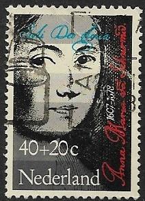 Netherlands - # B543 - Anna Maria von Schuurman - used  (P25)