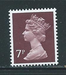 Great Britain MH61 s.g. X875 Center Band 7p Machin MNH