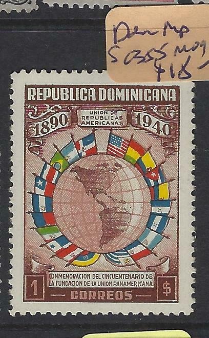 DOMINICAN REPUBLIC  (P1305B)  FLAGS  1$   SC 355    MOG