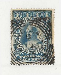 Niger Coast Sc #46   2 1/2p  blue used with squared circle  VF