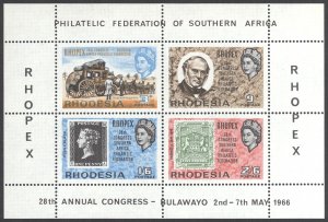 Rhodesia Sc# 240a MNH Souvenir Sheet 1966 RHOPEX