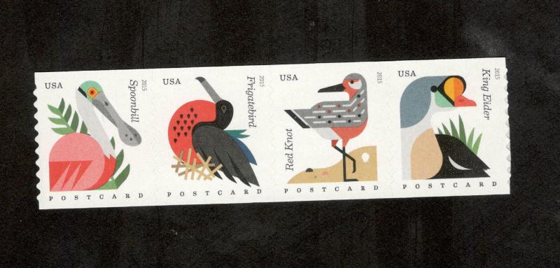 4995-4998 Coastal Birds Strip Of 4 Mint/nh Free Shipping