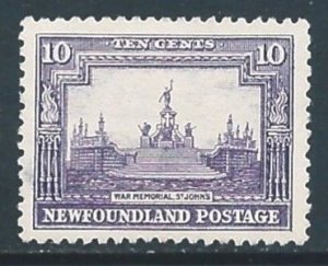 Newfoundland #169 Mint No Gum 10c War Memorial